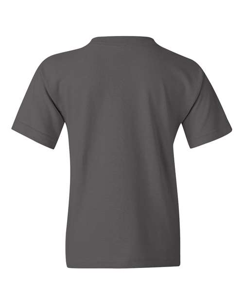 Gildan Heavy Cotton™ Youth T-Shirt 5000B Carolina Blue Custom Embroidered Business Logo