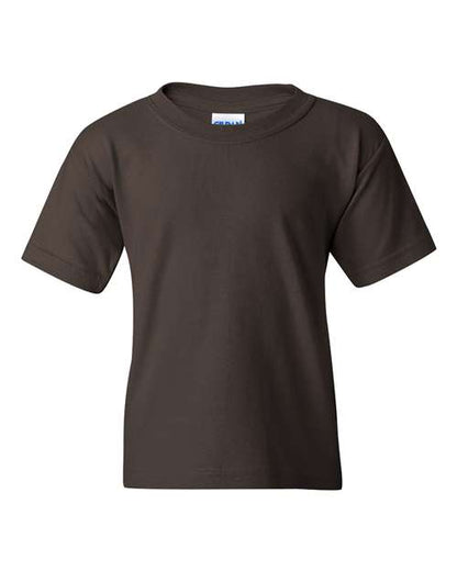 Gildan Heavy Cotton™ Youth T-Shirt 5000B Daisy Custom Embroidered Business Logo