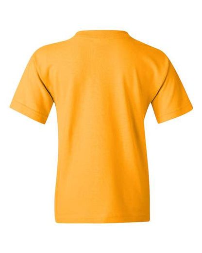 Gildan Heavy Cotton™ Youth T-Shirt 5000B Garnet Custom Embroidered Business Logo