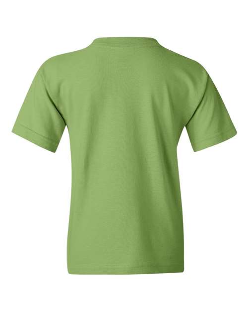 Gildan Heavy Cotton™ Youth T-Shirt 5000B Kiwi Custom Embroidered Business Logo