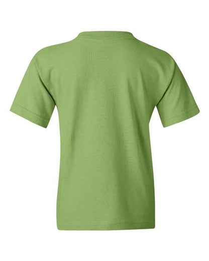Gildan Heavy Cotton™ Youth T-Shirt 5000B Irish Green Custom Embroidered Business Logo