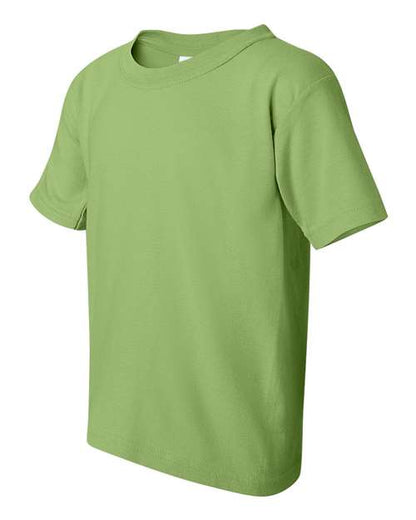 Gildan Heavy Cotton™ Youth T-Shirt 5000B Kiwi Custom Embroidered Business Logo