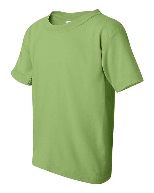 Gildan Heavy Cotton™ Youth T-Shirt 5000B Irish Green Custom Embroidered Business Logo
