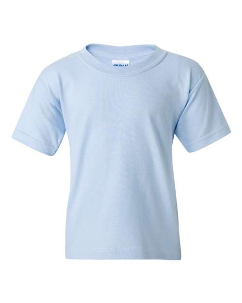 Gildan Heavy Cotton™ Youth T-Shirt 5000B Kiwi Custom Embroidered Business Logo