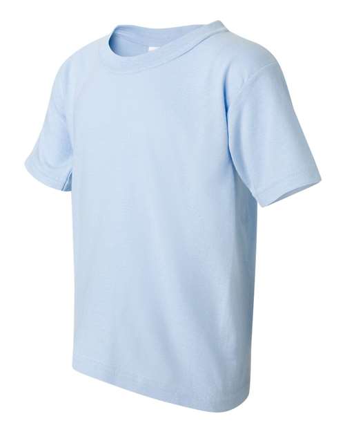 Gildan Heavy Cotton™ Youth T-Shirt 5000B Light Blue Custom Embroidered Business Logo