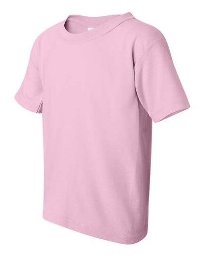 Gildan Heavy Cotton™ Youth T-Shirt 5000B Light Blue Custom Embroidered Business Logo