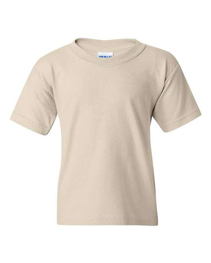 Gildan Heavy Cotton™ Youth T-Shirt 5000B Mint Green Custom Embroidered Business Logo
