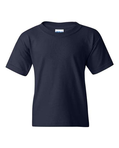 Gildan Heavy Cotton™ Youth T-Shirt 5000B Natural Custom Embroidered Business Logo
