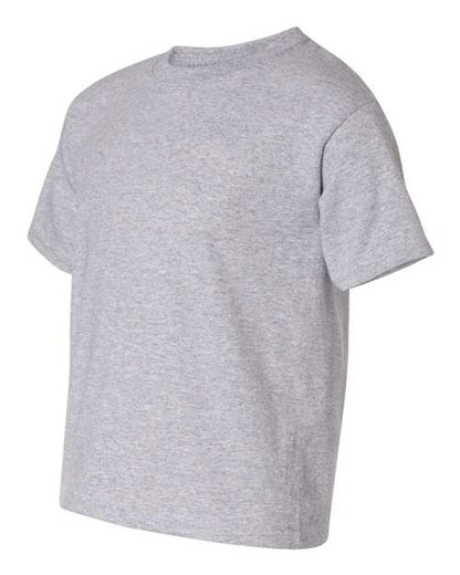 Gildan Heavy Cotton™ Youth T-Shirt 5000B Sky Custom Embroidered Business Logo
