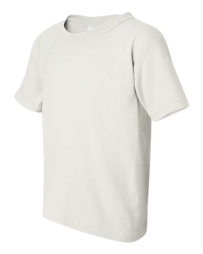 Gildan Heavy Cotton™ Youth T-Shirt 5000B Violet Custom Embroidered Business Logo