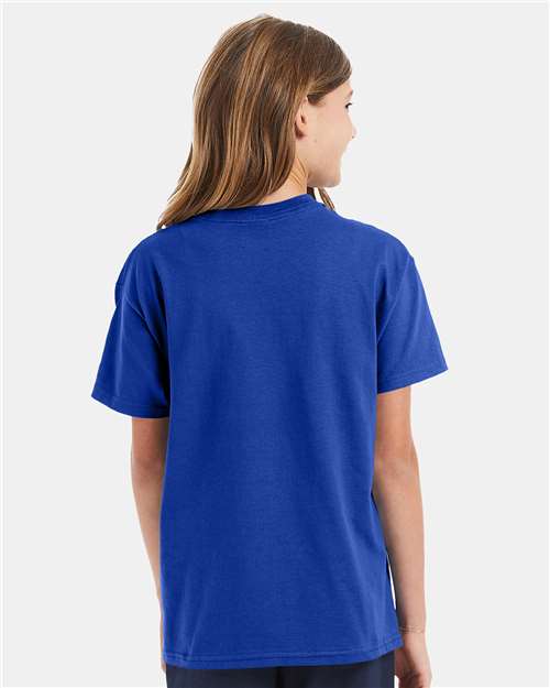 Hanes Authentic Youth T-Shirt 5450 Deep Royal