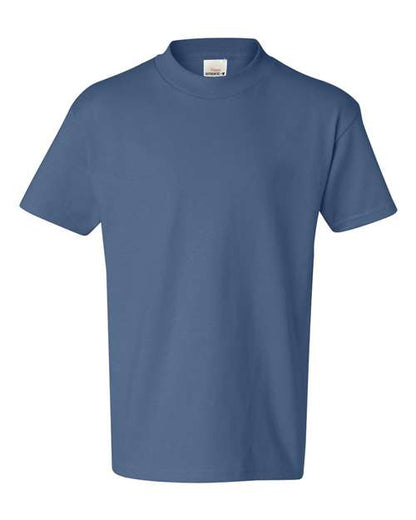 Hanes Authentic Youth T-Shirt 5450 Denim Blue