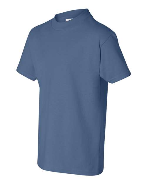Hanes Authentic Youth T-Shirt 5450 Denim Blue
