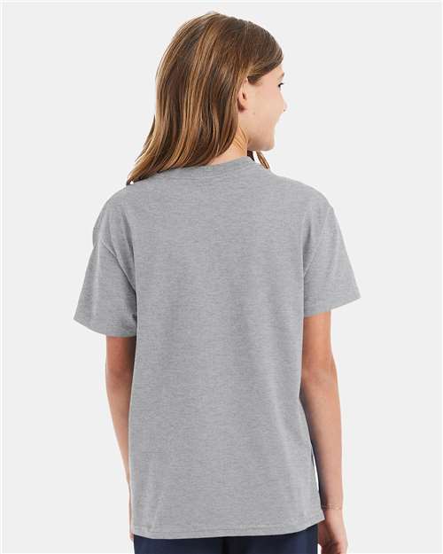 Hanes Authentic Youth T-Shirt 5450 Light Steel