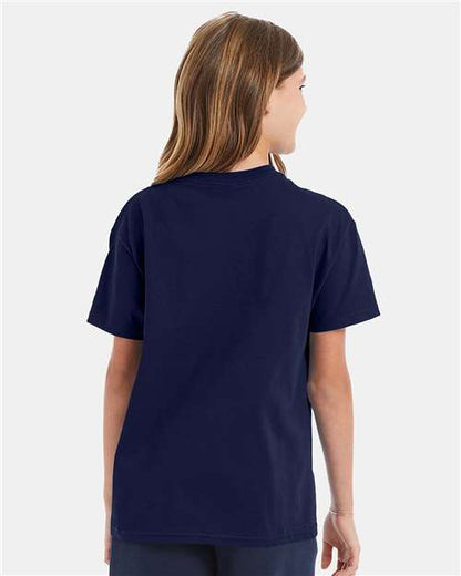 Hanes Authentic Youth T-Shirt 5450 Navy