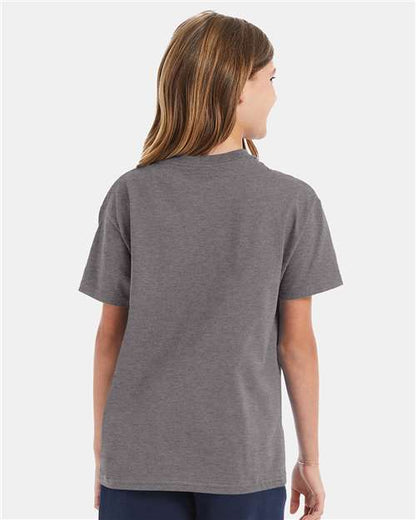 Hanes Authentic Youth T-Shirt 5450 Oxford Grey