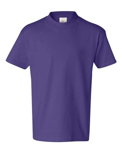 Hanes Authentic Youth T-Shirt 5450 Purple