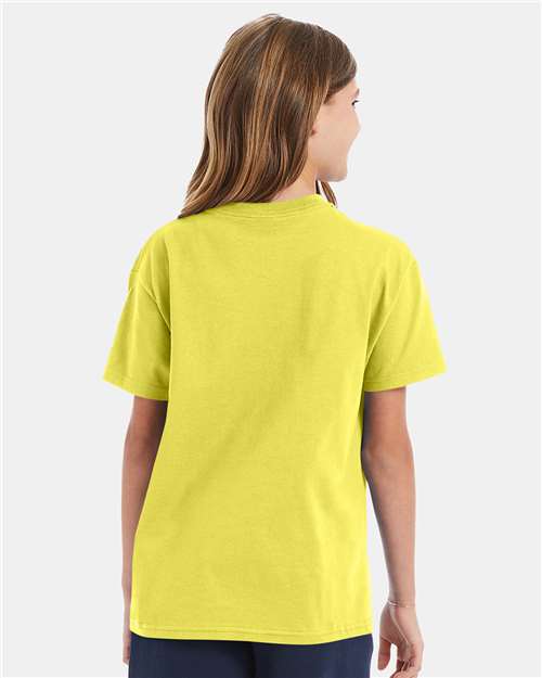 Hanes Authentic Youth T-Shirt 5450 Yellow