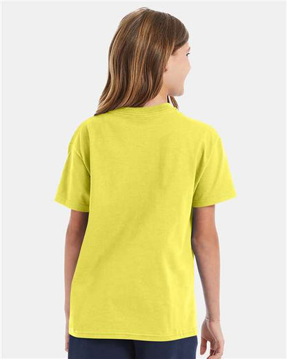 Hanes Authentic Youth T-Shirt 5450 Yellow