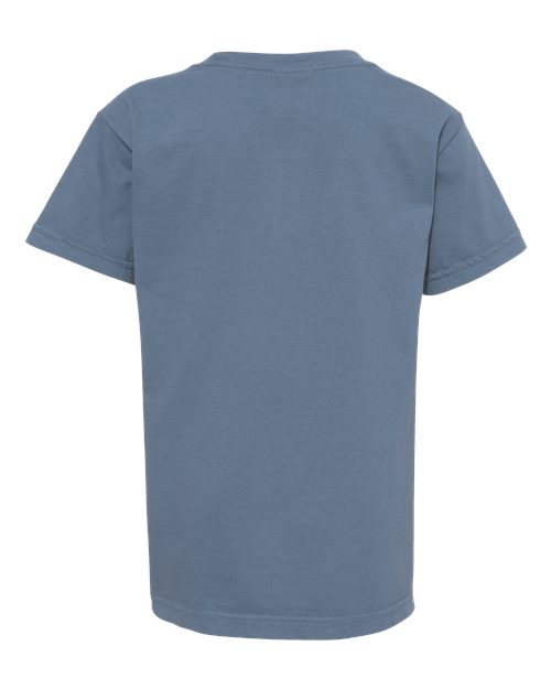 Comfort Colors Garment-Dyed Youth Heavyweight T-Shirt 9018 Blossom Custom Embroidered Business Logo