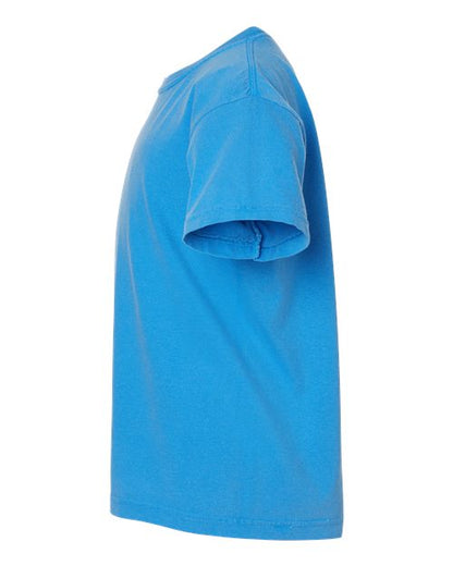 Comfort Colors Garment-Dyed Youth Heavyweight T-Shirt 9018 Royal Caribe