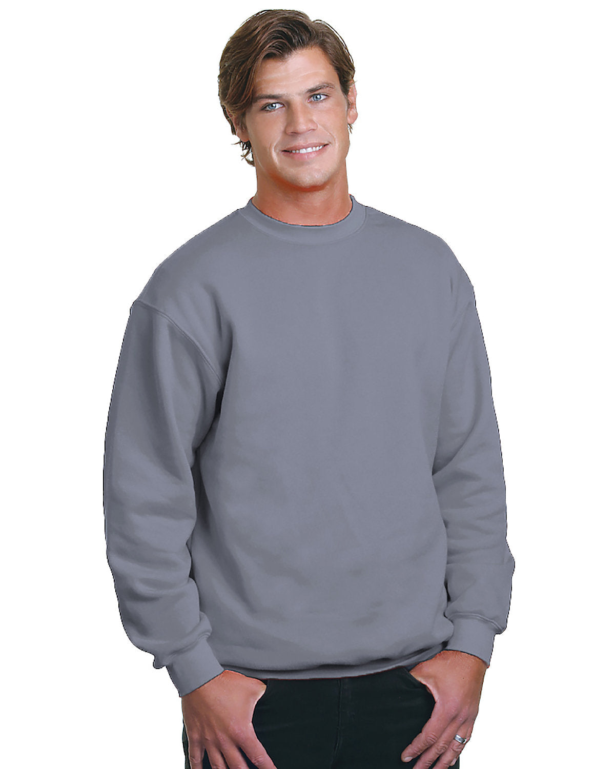 Bayside Unisex USA Made Crewneck Sweatshirt 2105BA