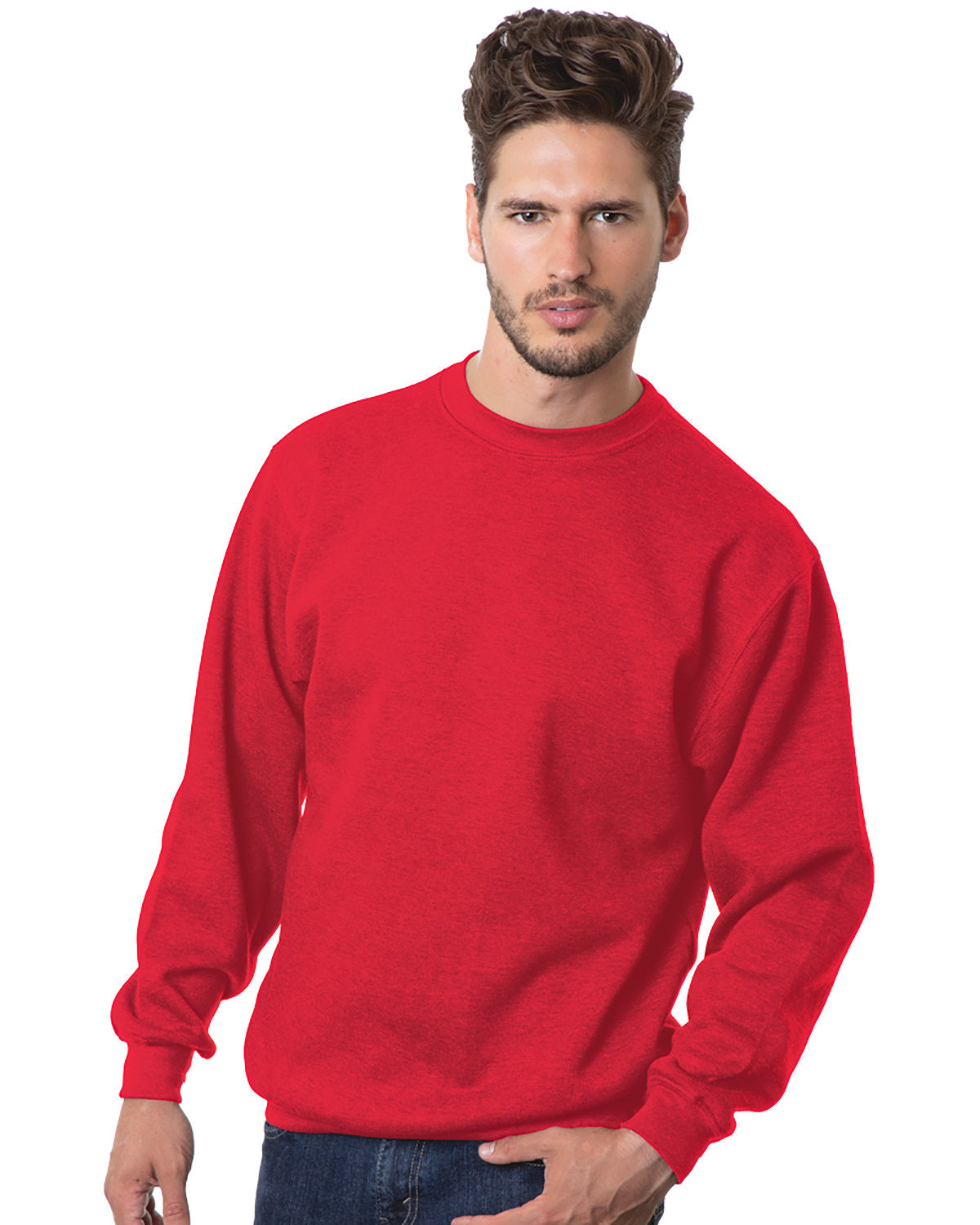 Bayside Unisex USA Made Crewneck Sweatshirt 2105BA