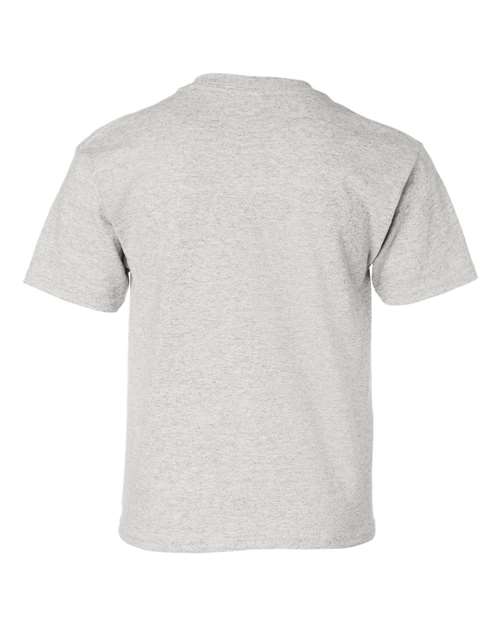Gildan Ultra Cotton® Youth T-Shirt 2000B Ash Custom Embroidered Business Logo