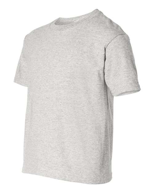Gildan Ultra Cotton® Youth T-Shirt 2000B Ash Custom Embroidered Business Logo