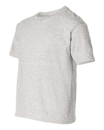 Gildan Ultra Cotton® Youth T-Shirt 2000B Ash Custom Embroidered Business Logo