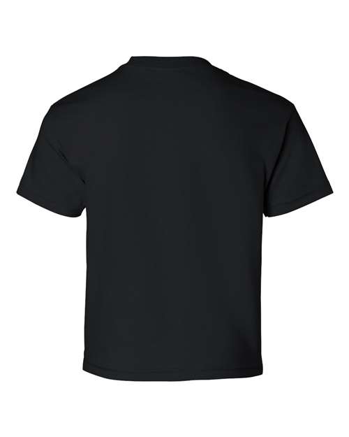 Gildan Ultra Cotton® Youth T-Shirt 2000B Black Custom Embroidered Business Logo