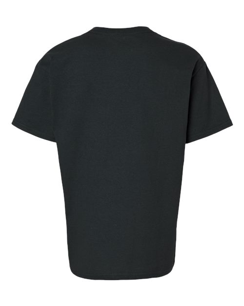 Gildan Ultra Cotton® Youth T-Shirt 2000B Ash Custom Embroidered Business Logo
