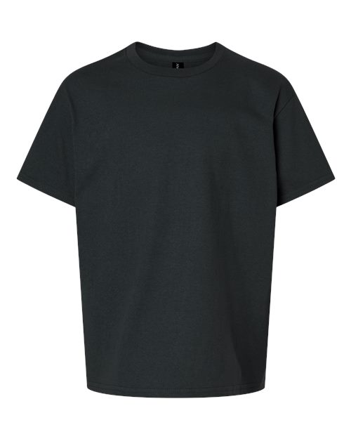 Gildan Ultra Cotton® Youth T-Shirt 2000B Ash Custom Embroidered Business Logo