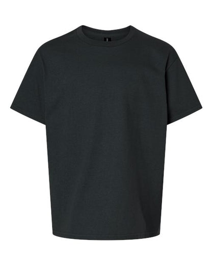 Gildan Ultra Cotton® Youth T-Shirt 2000B Ash Custom Embroidered Business Logo