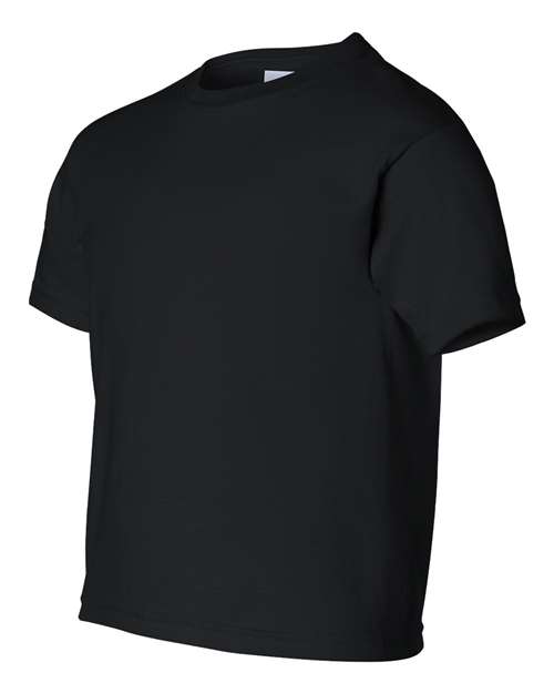 Gildan Ultra Cotton® Youth T-Shirt 2000B Black Custom Embroidered Business Logo