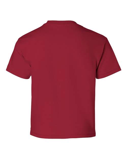 Gildan Ultra Cotton® Youth T-Shirt 2000B Cardinal Red Custom Embroidered Business Logo