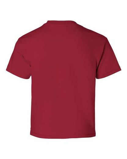 Gildan Ultra Cotton® Youth T-Shirt 2000B Cardinal Red Custom Embroidered Business Logo