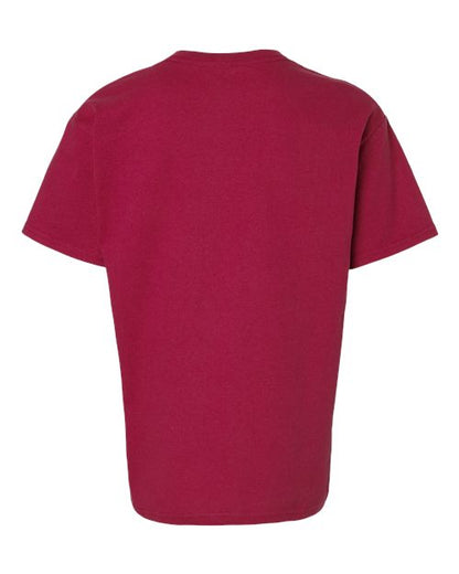 Gildan Ultra Cotton® Youth T-Shirt 2000B Black Custom Embroidered Business Logo
