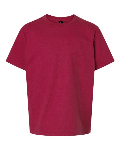 Gildan Ultra Cotton® Youth T-Shirt 2000B Black Custom Embroidered Business Logo