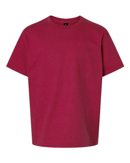 Gildan Ultra Cotton® Youth T-Shirt 2000B Black Custom Embroidered Business Logo