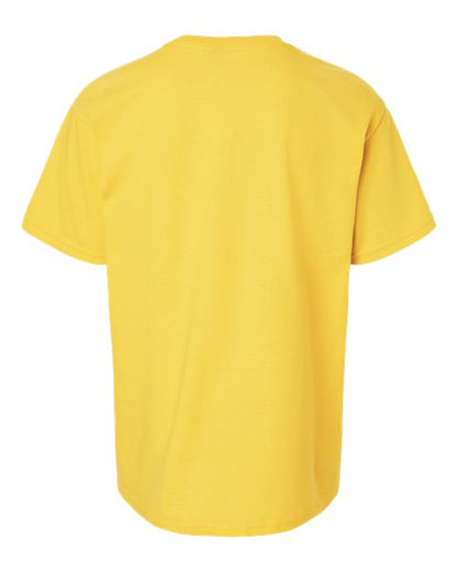 Gildan Ultra Cotton® Youth T-Shirt 2000B Cherry Red Custom Embroidered Business Logo
