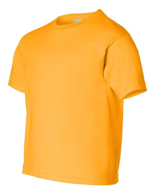 Gildan Ultra Cotton® Youth T-Shirt 2000B Gold Custom Embroidered Business Logo