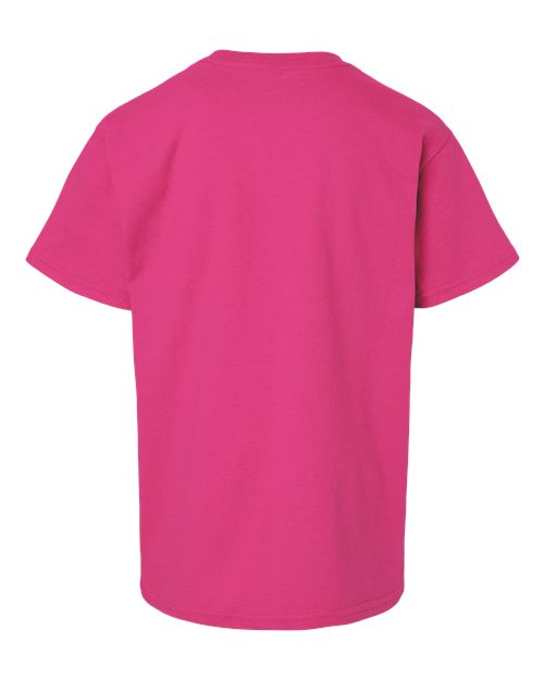 Gildan Ultra Cotton® Youth T-Shirt 2000B Gold Custom Embroidered Business Logo