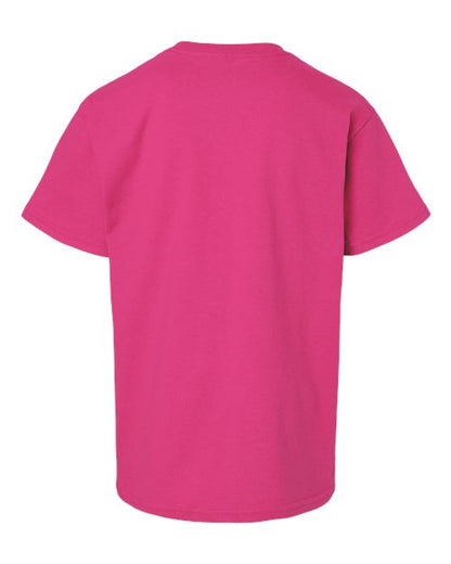 Gildan Ultra Cotton® Youth T-Shirt 2000B Gold Custom Embroidered Business Logo