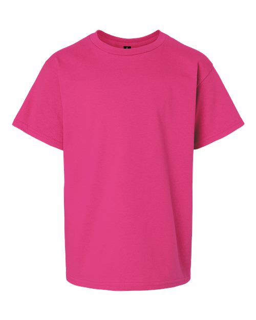 Gildan Ultra Cotton® Youth T-Shirt 2000B Gold Custom Embroidered Business Logo