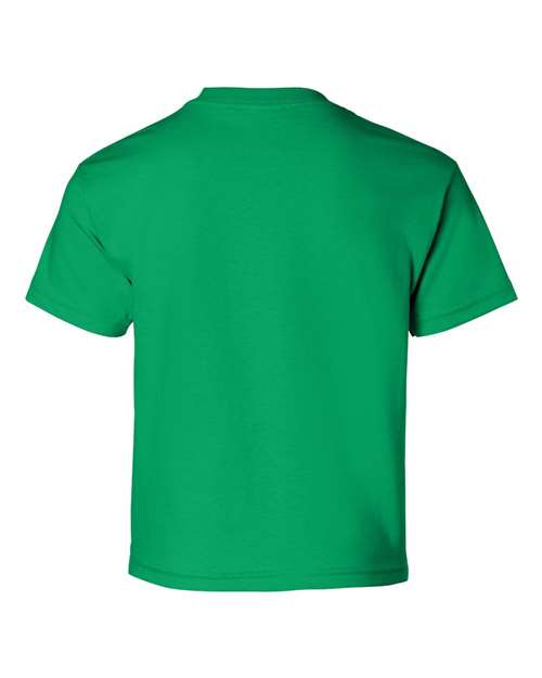 Gildan Ultra Cotton® Youth T-Shirt 2000B Irish Green Custom Embroidered Business Logo