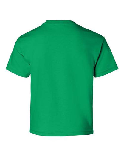Gildan Ultra Cotton® Youth T-Shirt 2000B Irish Green Custom Embroidered Business Logo