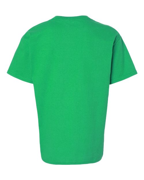 Gildan Ultra Cotton® Youth T-Shirt 2000B Iris Custom Embroidered Business Logo