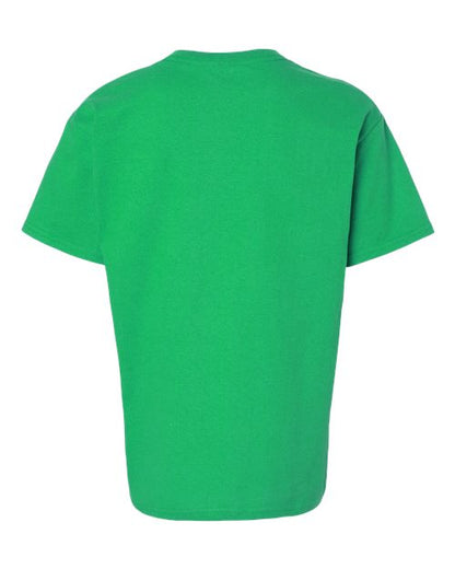 Gildan Ultra Cotton® Youth T-Shirt 2000B Iris Custom Embroidered Business Logo