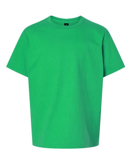 Gildan Ultra Cotton® Youth T-Shirt 2000B Iris Custom Embroidered Business Logo